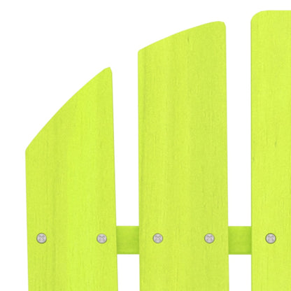 vidaXL Garden Chair | Green | Solid Fir Wood | Large |  Ergonomic