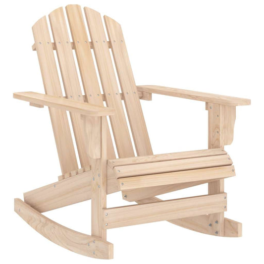 315882 vidaXL Garden Adirondack Rocking Chair Solid Fir Wood