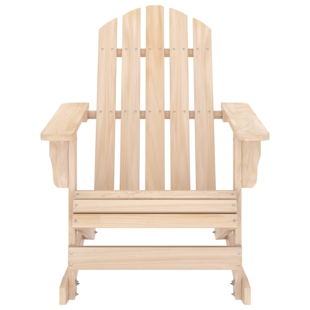 vidaXL Garden Rocking Chair | Brown | Solid Fir Wood | Medium