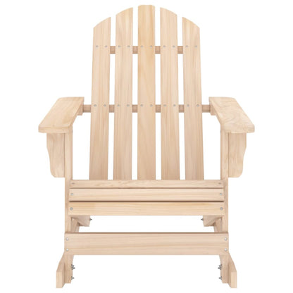 vidaXL Garden Rocking Chair | Brown | Solid Fir Wood | Medium