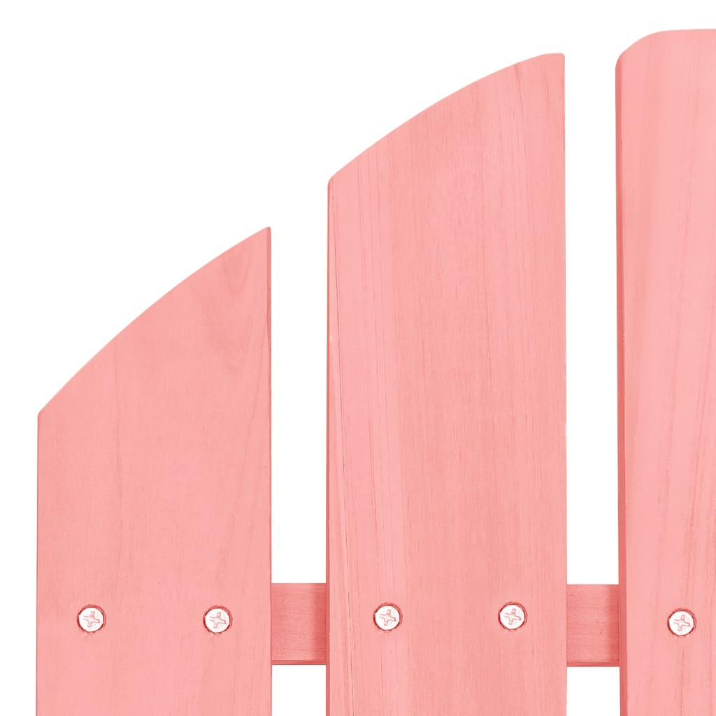 vidaXL Garden Rocking Chair | Pink | Solid fir wood | Standard