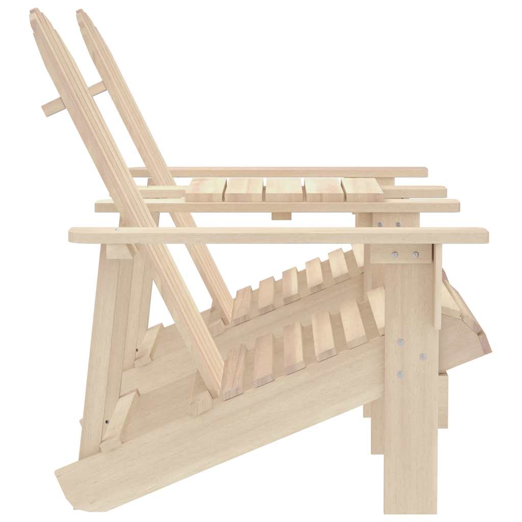 vidaXL Garden Chair | Natural Wood | Solid fir wood | Standard | Ergonomic