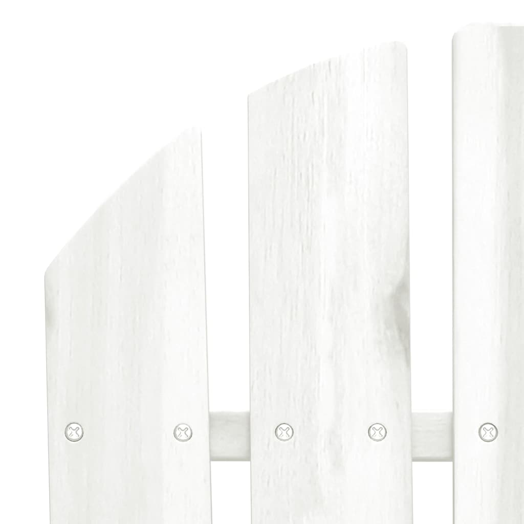 vidaXL 2-Seater Garden Adirondack Chair Solid Fir Wood White