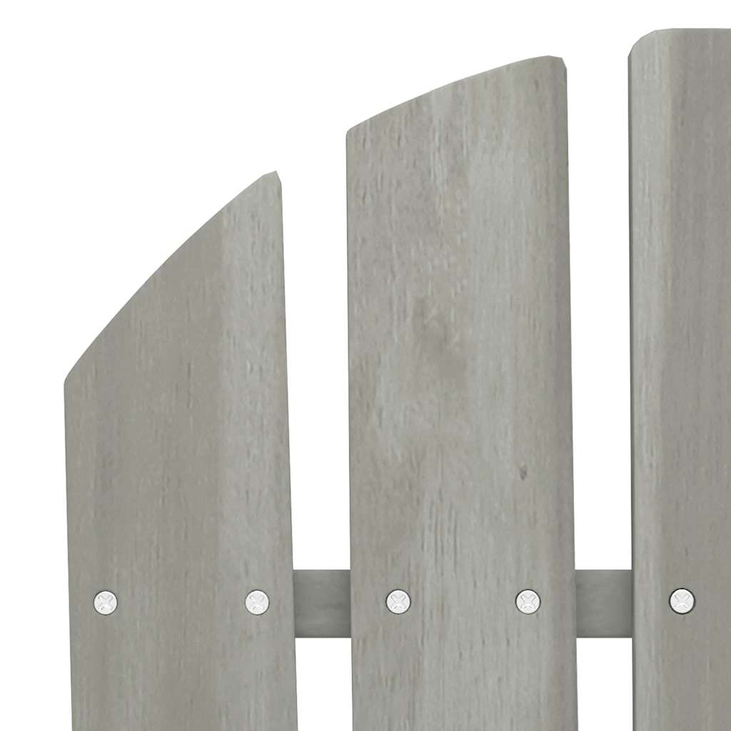 vidaXL Garden Chair | Grey | Solid fir wood | 2-seater | Durable