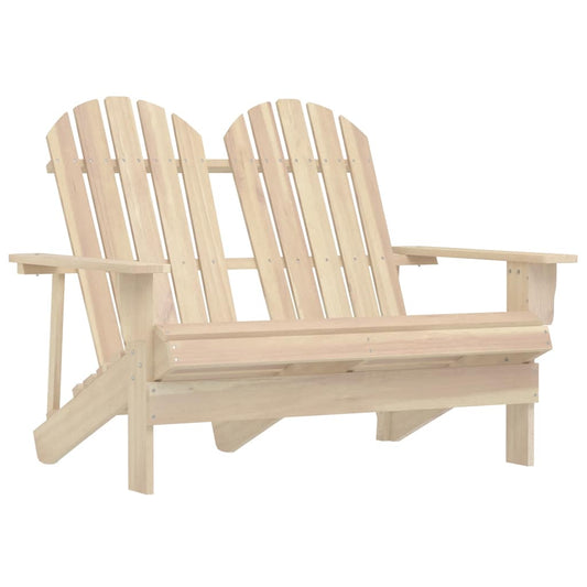 315902 vidaXL 2-Seater Garden Adirondack Chair Solid Fir Wood