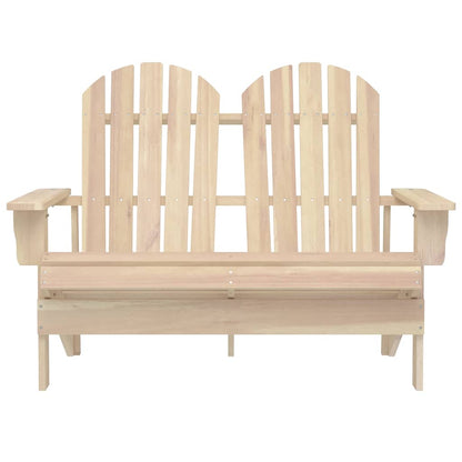 315902 vidaXL 2-Seater Garden Adirondack Chair Solid Fir Wood
