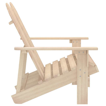 vidaXL Garden Chair | Natural Wood | Solid Fir Wood | Standard | Ergonomic