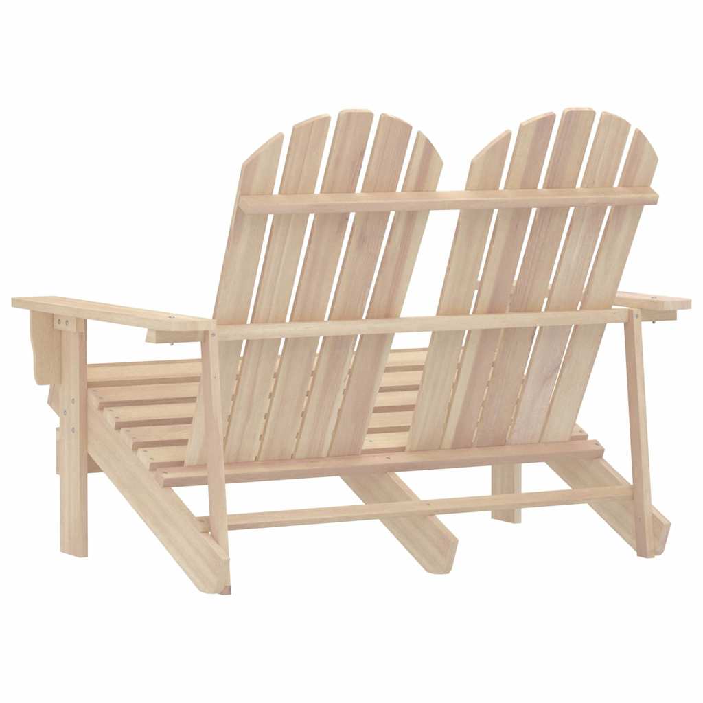 vidaXL Garden Chair | Natural Wood | Solid Fir Wood | Standard | Ergonomic