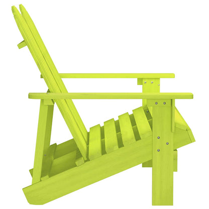 vidaXL Garden Chair | Green | Solid fir wood | 2-Seater | Durable