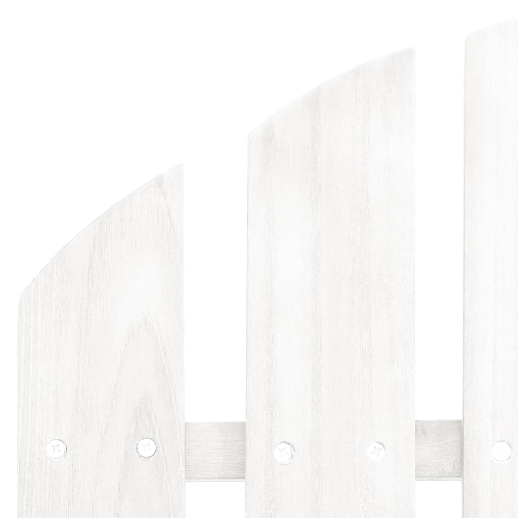 vidaXL Garden Chair | White | Fir Wood | 2-seater | Ergonomic | Adirondack Chair