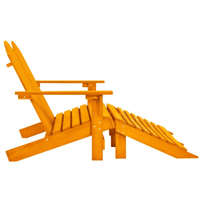 vidaXL Garden Chair | Orange | Solid fir wood | Large | Detachable