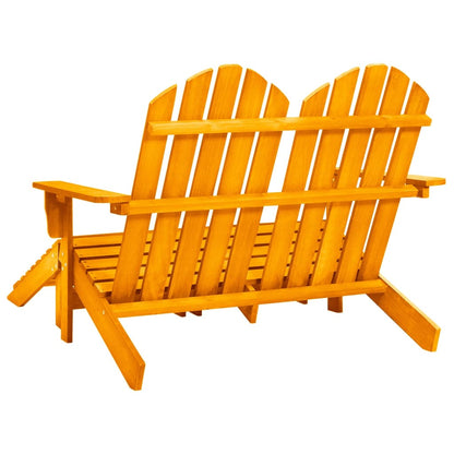 vidaXL Garden Chair | Orange | Solid fir wood | Large | Detachable