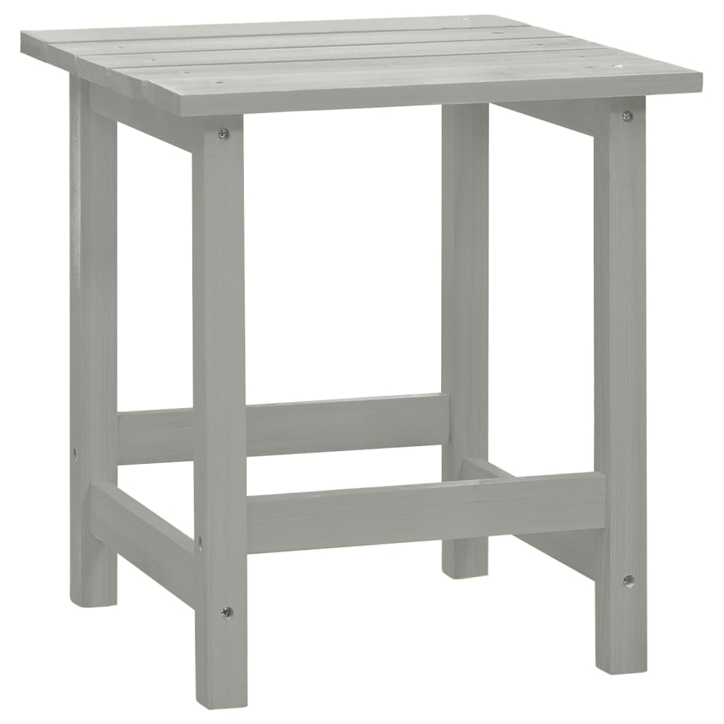 vidaXL Garden Chair | Grey | Solid fir wood | Large |  Ergonomic  | Garden Chair