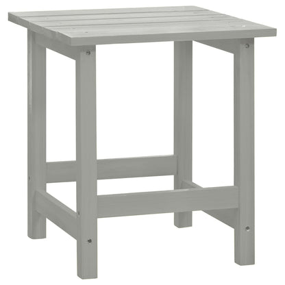 vidaXL Garden Chair | Grey | Solid fir wood | Large |  Ergonomic  | Garden Chair