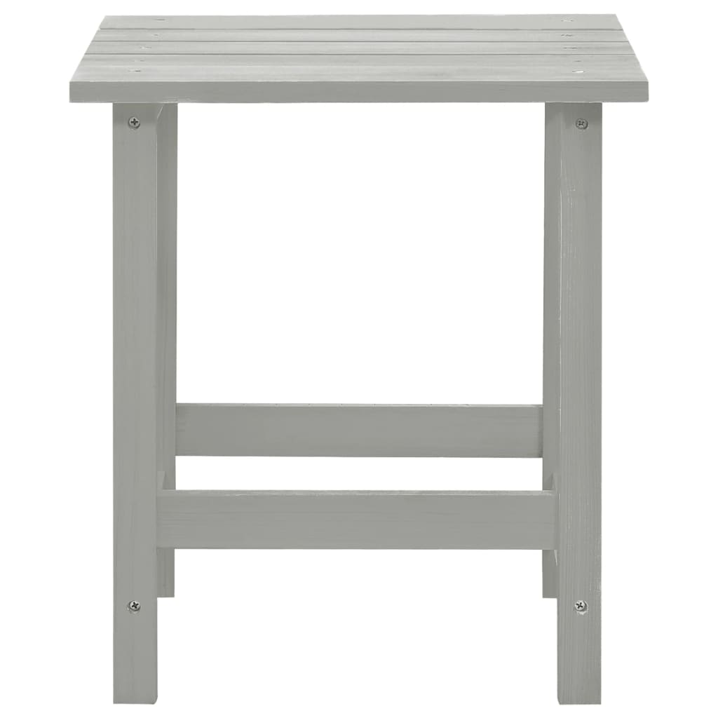 vidaXL Garden Chair | Grey | Solid fir wood | Large |  Ergonomic  | Garden Chair