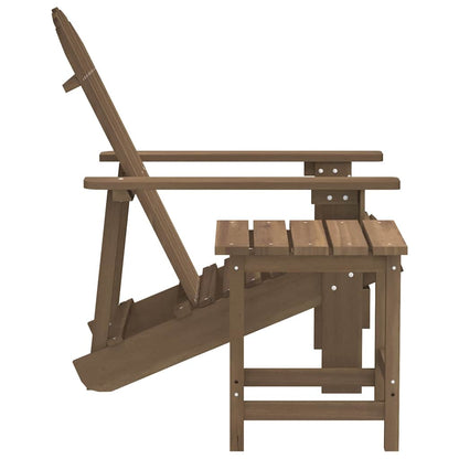 vidaXL Garden Chair | Brown | Solid fir wood | 69.5 x 86.5 x 89.5 cm