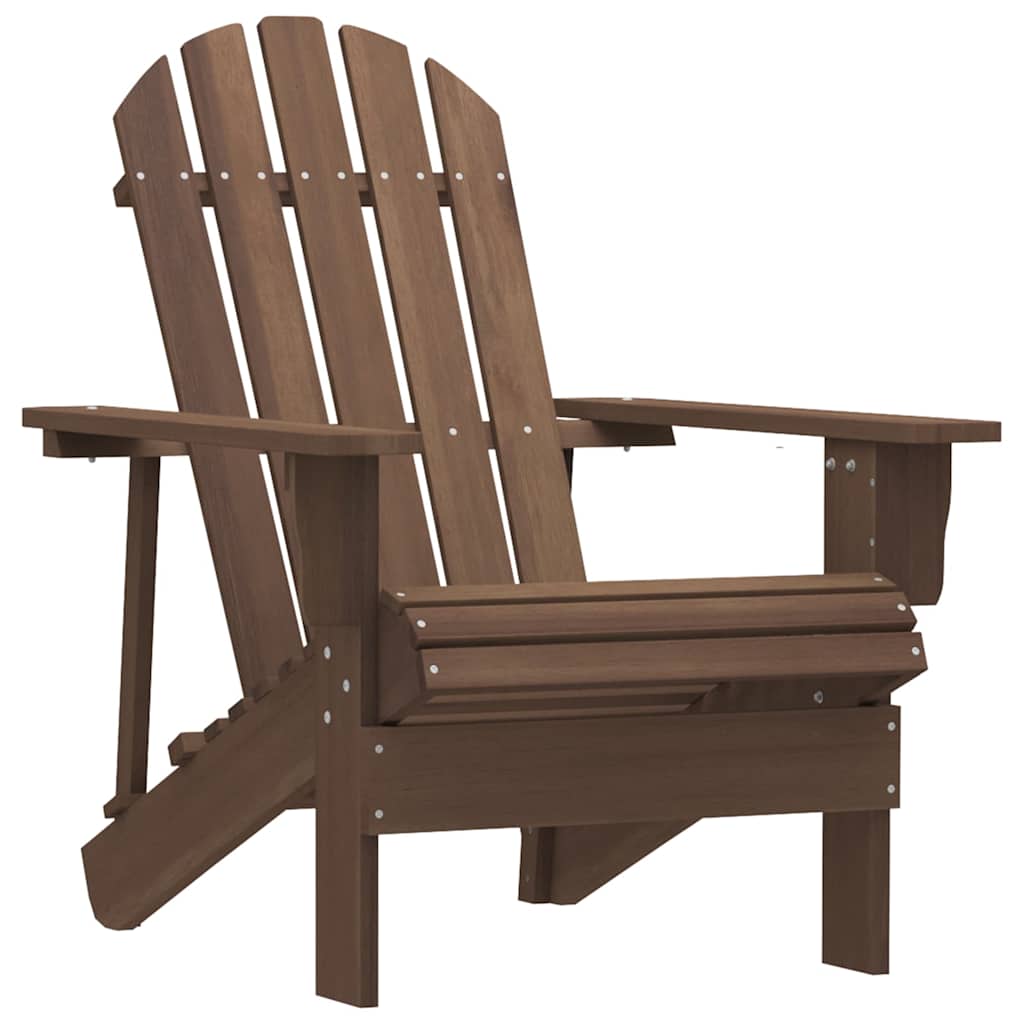 vidaXL Garden Chair | Brown | Solid fir wood | 69.5 x 86.5 x 89.5 cm
