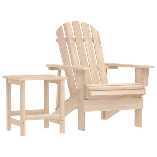 vidaXL Garden Chair | Natural wood | Solid fir wood | Standard |  Ergonomic