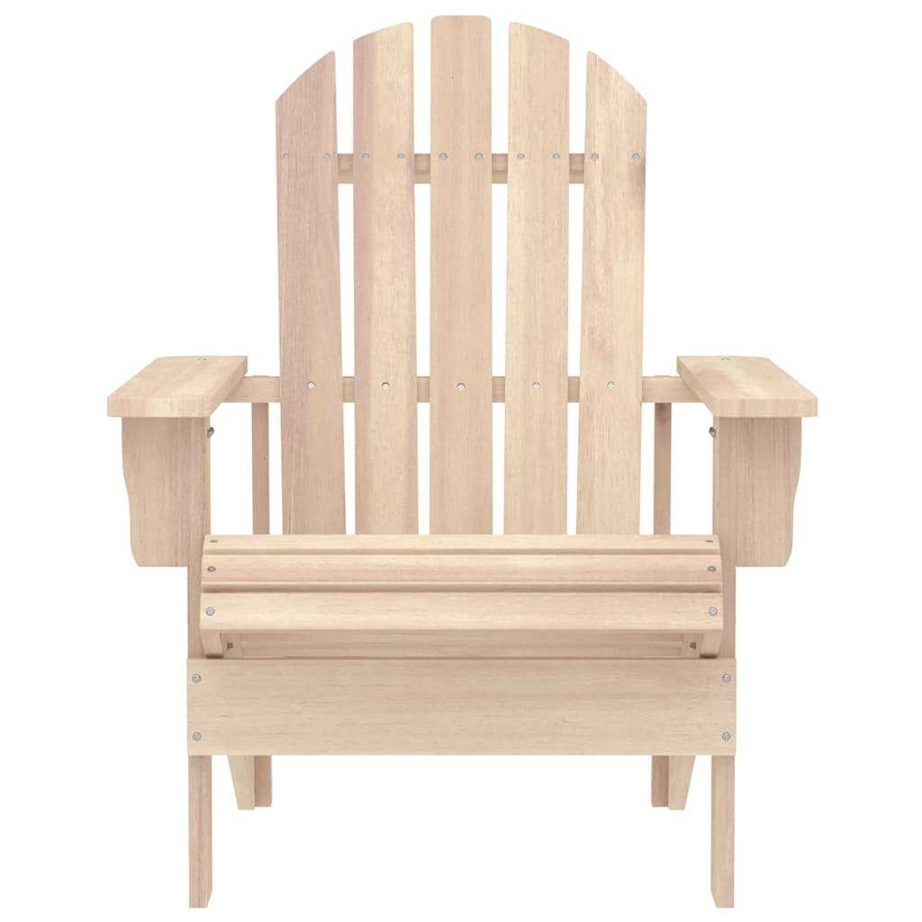 vidaXL Garden Chair | Natural wood | Solid fir wood | Standard |  Ergonomic