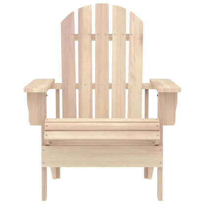 vidaXL Garden Chair | Natural wood | Solid fir wood | Standard |  Ergonomic