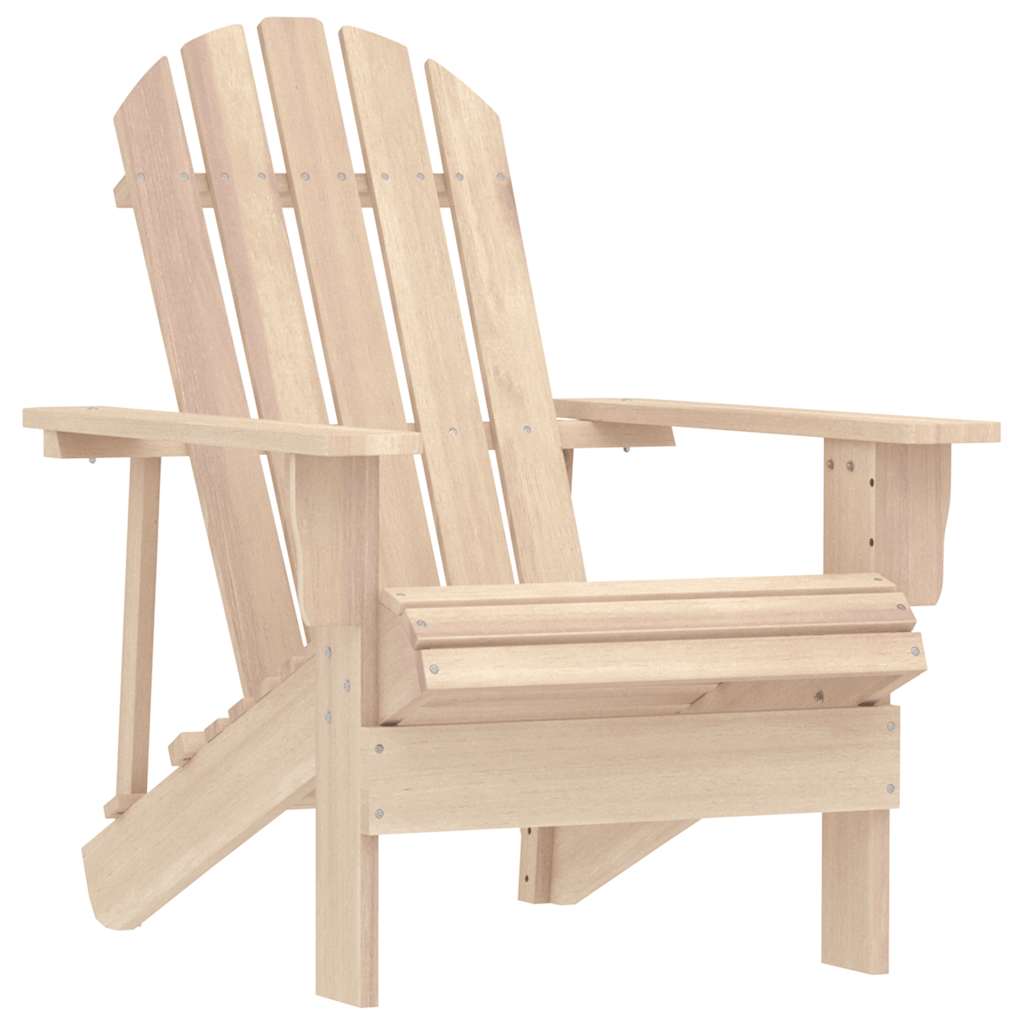 vidaXL Garden Chair | Natural wood | Solid fir wood | Standard |  Ergonomic