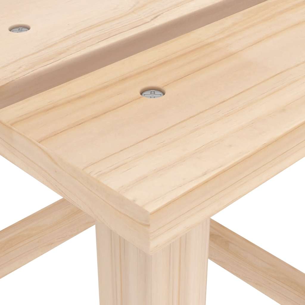vidaXL Garden Chair | Natural wood | Solid fir wood | Standard |  Ergonomic