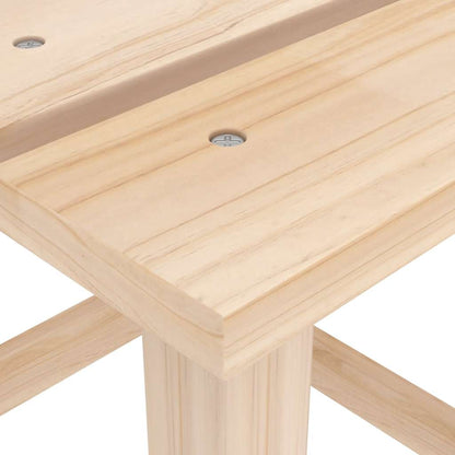 vidaXL Garden Chair | Natural wood | Solid fir wood | Standard |  Ergonomic