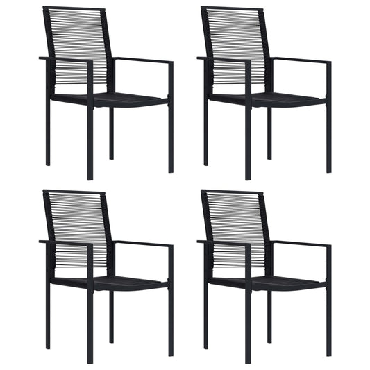vidaXL Dining Set | Black | Glass | Standard | Durable | Dining Set