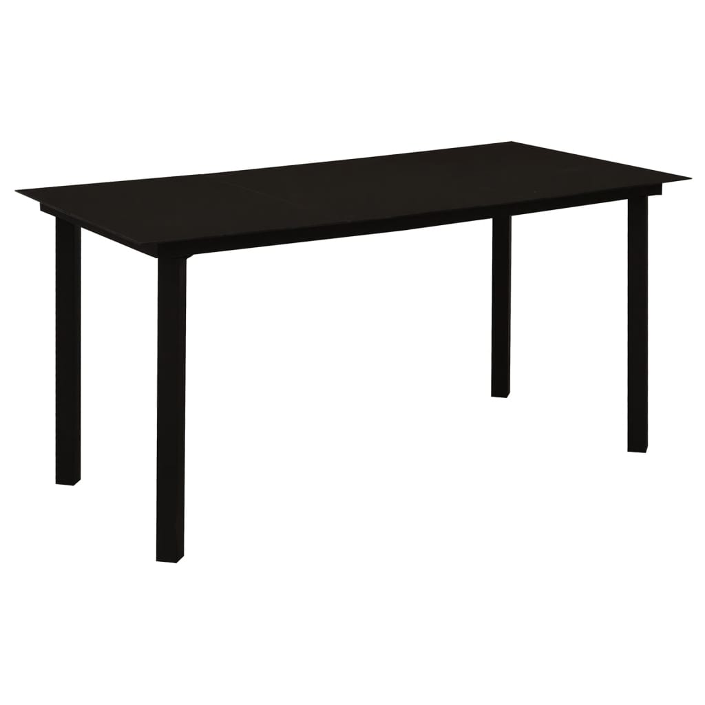 vidaXL Garden Dining Set | Black