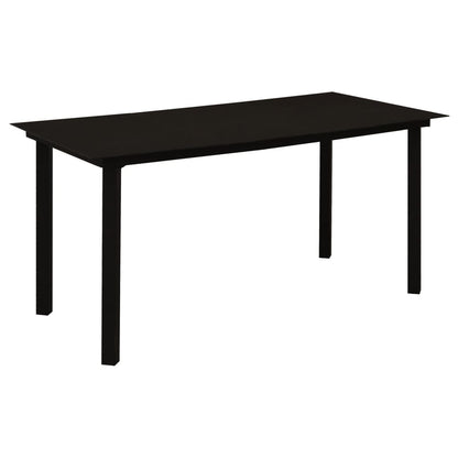 vidaXL Garden Dining Set | Black