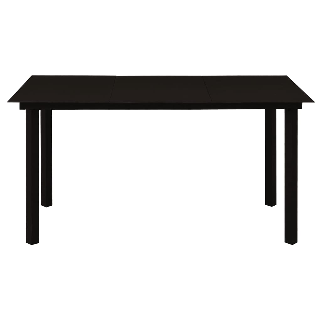 vidaXL Garden Dining Set | Black