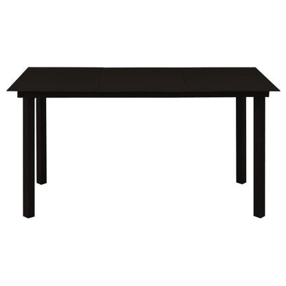 vidaXL Garden Dining Set | Black
