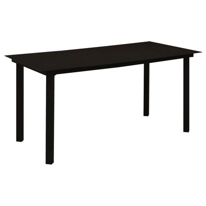 vidaXL Garden Dining Set | Black