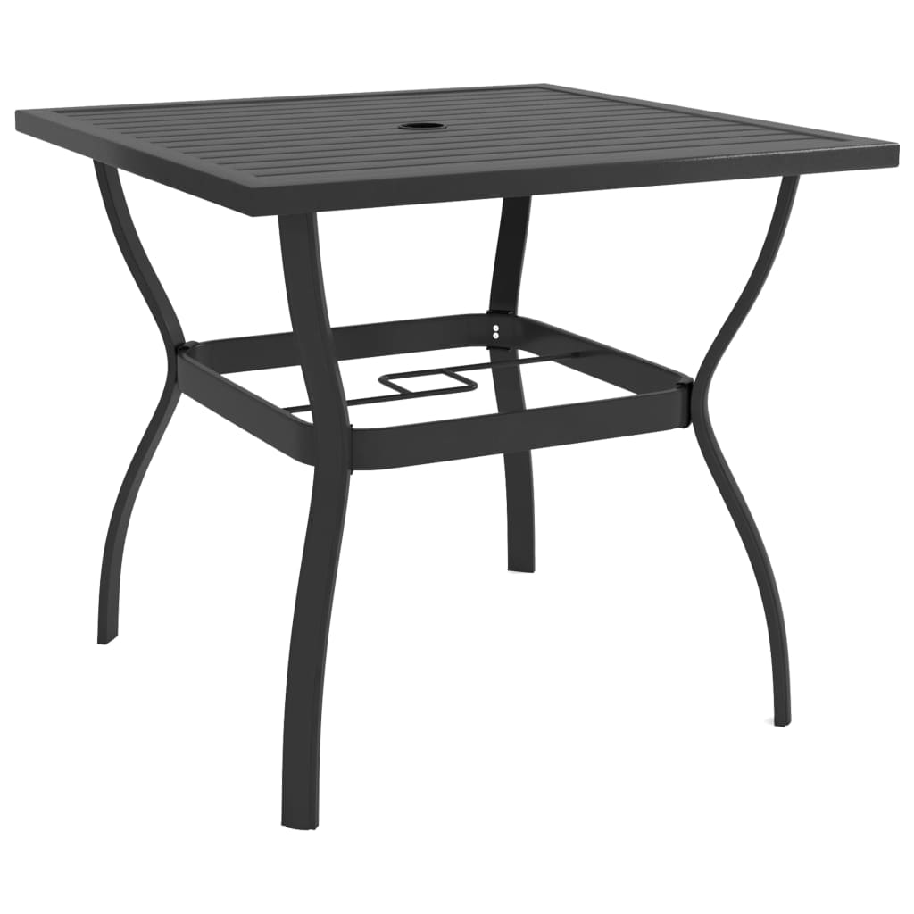 vidaXL Dining Set | Anthracite, Grey | Powder-coated steel, Textilene | Medium