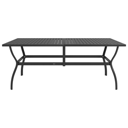 vidaXL Dining Set | Anthracite, Grey | Powder-coated steel, Textilene