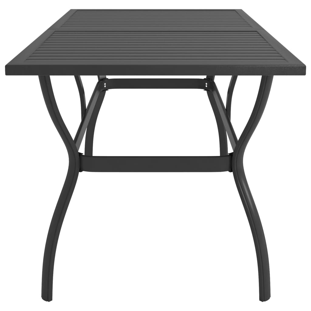 vidaXL Dining Set | Anthracite, Grey | Powder-coated steel, Textilene