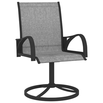 vidaXL Dining Set | Anthracite, Grey | Textilene, Powder-Coated Steel | Large