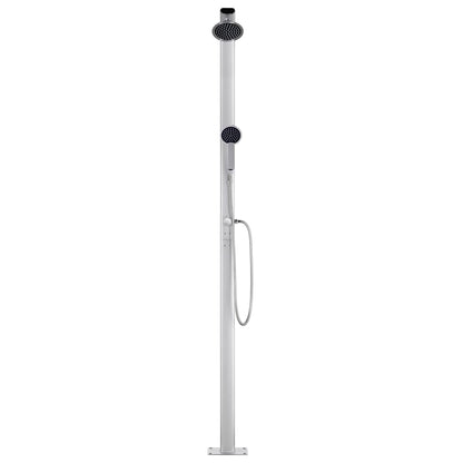 vidaXL Garden Shower 215 cm Aluminium