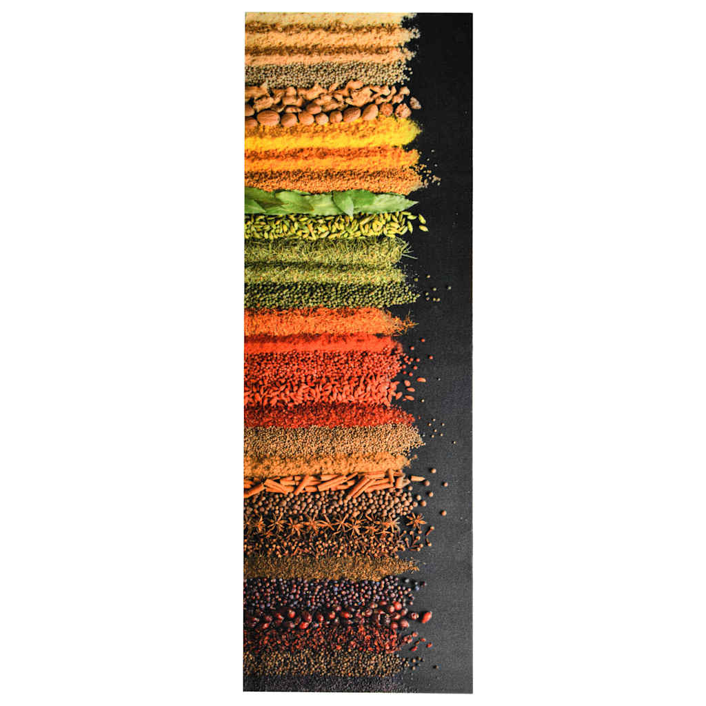 315954 vidaXL Kitchen Carpet Washable Spice 60x300 cm