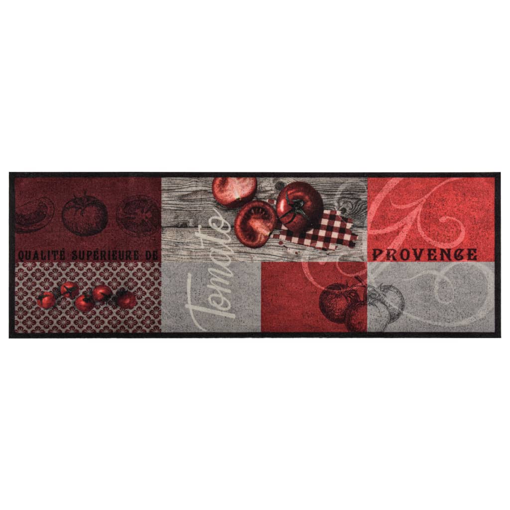 vidaXL Kitchen Carpet Washable Tomatoes 60x300 cm