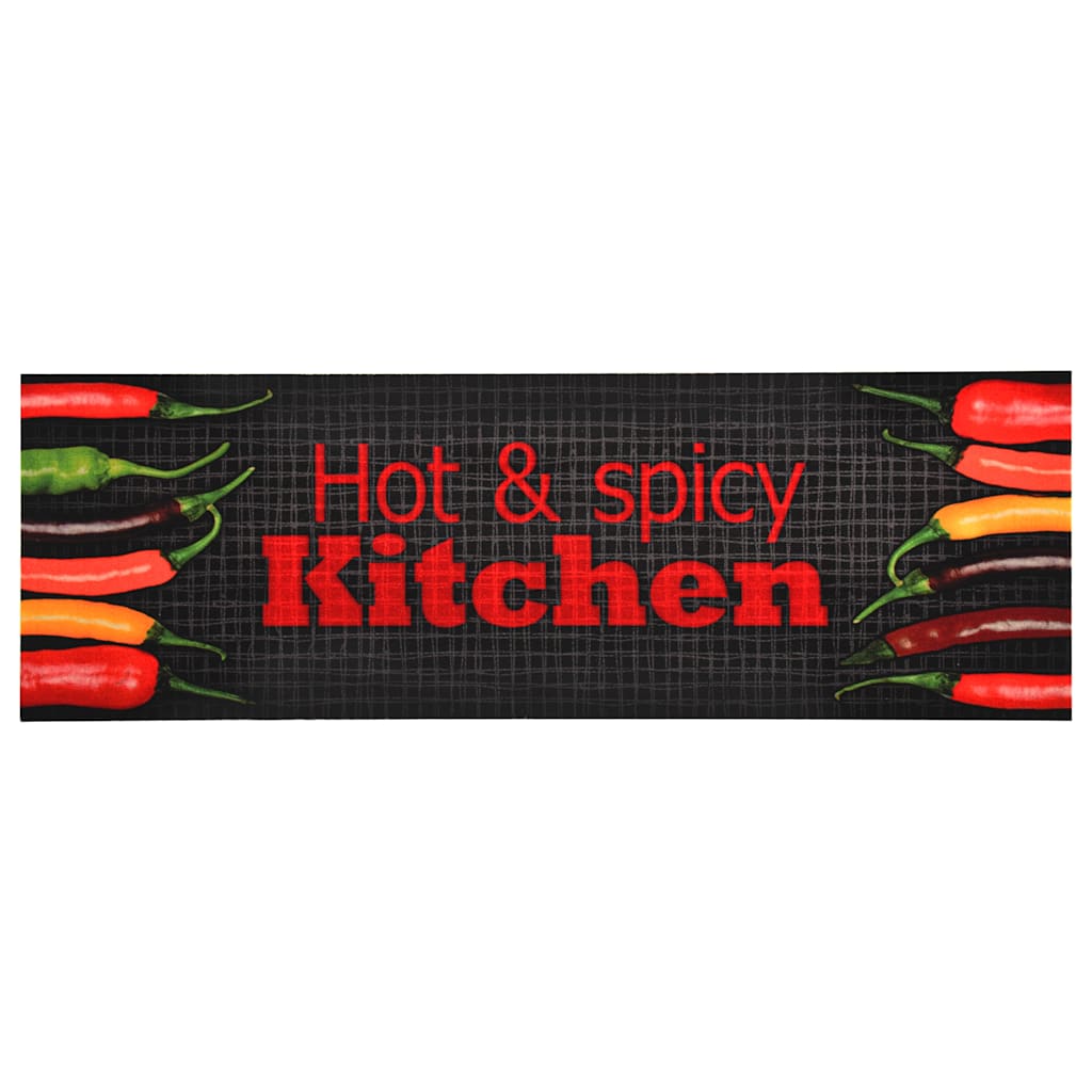 315957 vidaXL Kitchen Carpet Washable Hot & Spicy 60x300 cm