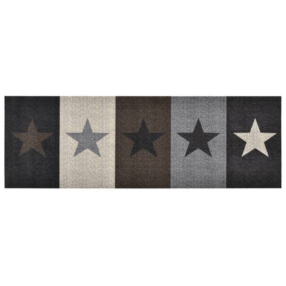 vidaXL Kitchen Carpet Washable Stars 45x150 cm