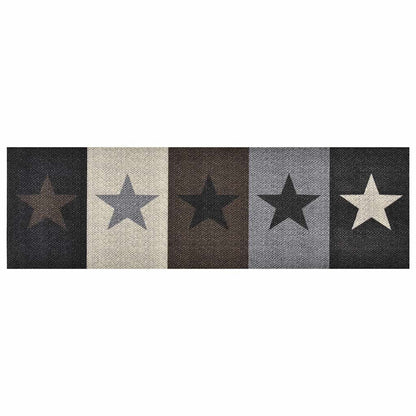 315961 vidaXL Kitchen Carpet Washable Stars 45x150 cm