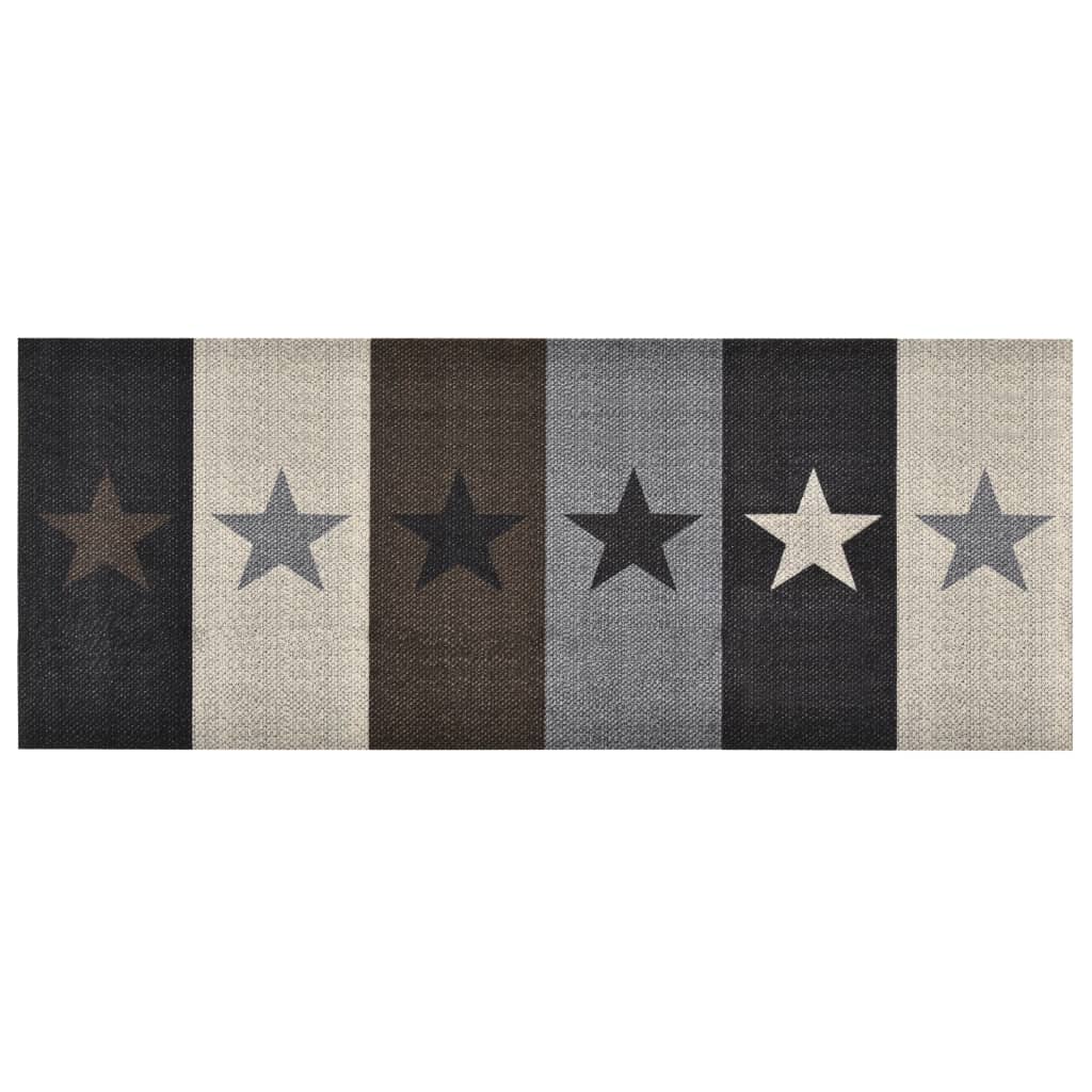 vidaXL Kitchen Carpet Washable Stars 60x180 cm
