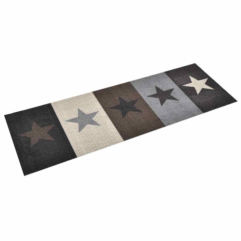 vidaXL Kitchen Carpet Washable Stars 60x180 cm