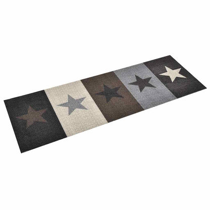 vidaXL Kitchen Carpet Washable Stars 60x180 cm
