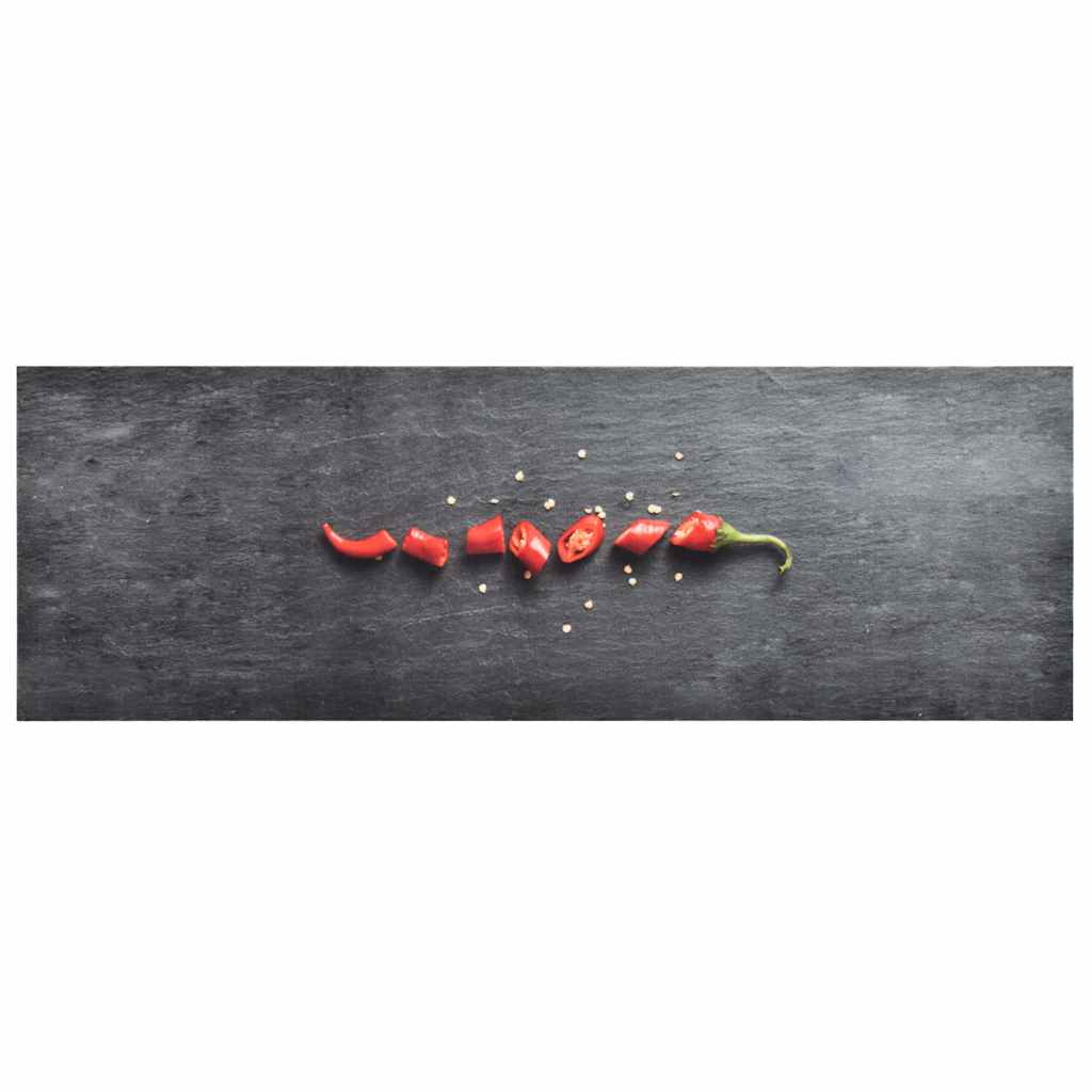 vidaXL Kitchen Carpet Washable Pepper 45x150 cm