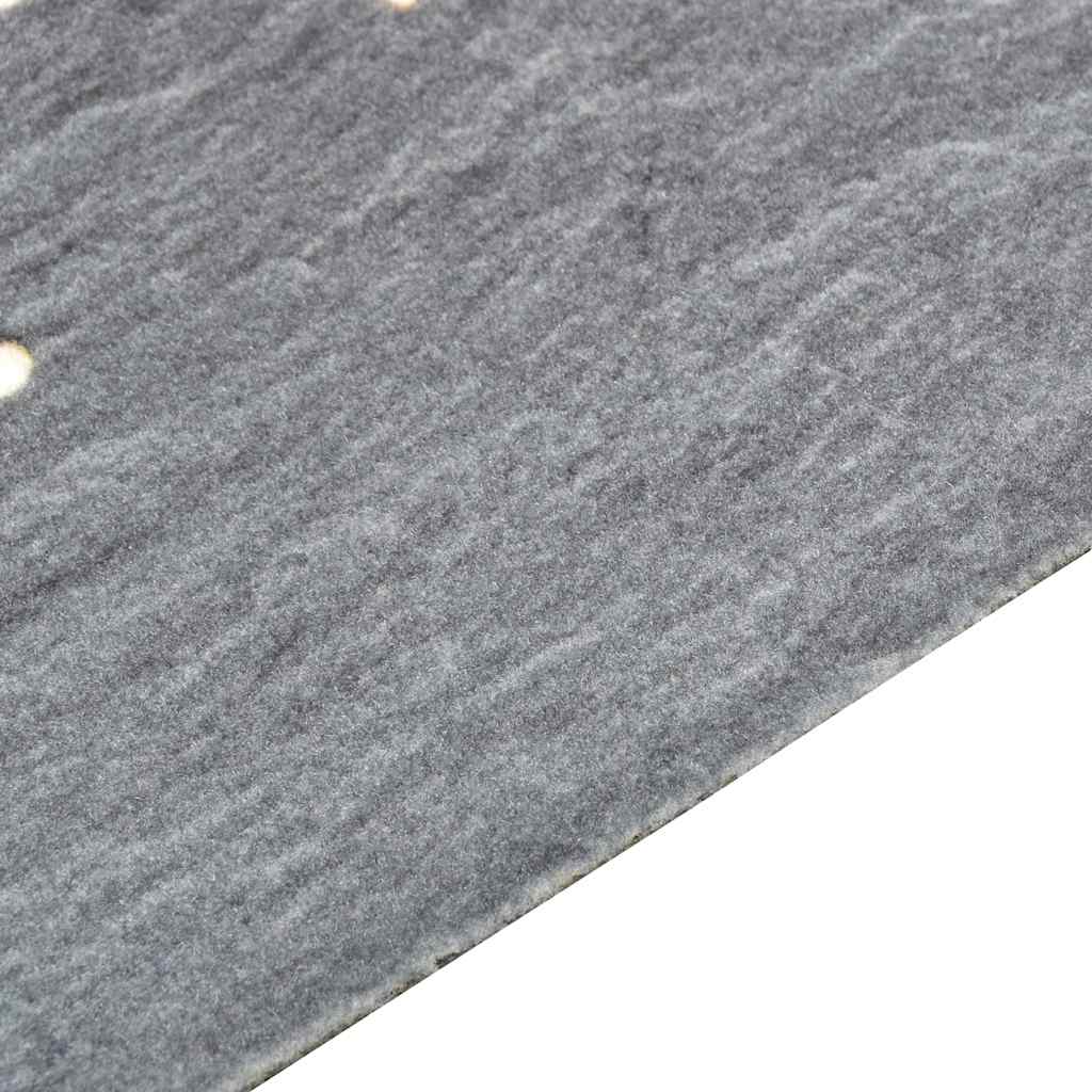 315964 vidaXL Kitchen Carpet Washable Pepper 45x150 cm