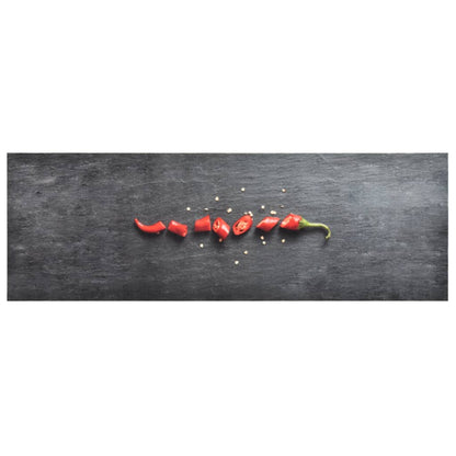 vidaXL Kitchen Carpet Washable Pepper 60x300 cm