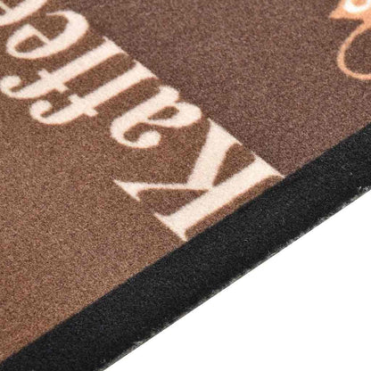 315970 vidaXL Kitchen Carpet Washable Coffee brown 45x150 cm